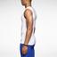 Nike Pro Combat Core Sleeveless Shirt - White/Cool Grey - thumbnail image 5