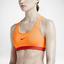 Nike Pro Classic Bra - Bright Citrus/Light Crimson - thumbnail image 4
