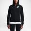 Nike Womens Rally Futura Full Zip Hoodie - Black - thumbnail image 7