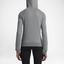 Nike Womens Rally Futura Full Zip Hoodie - Carbon Heather/Cool Grey - thumbnail image 6