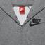 Nike Womens Rally Futura Full Zip Hoodie - Carbon Heather/Cool Grey - thumbnail image 9