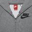 Nike Womens Rally Futura Full Zip Hoodie - Carbon Heather/Cool Grey - thumbnail image 9