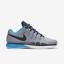 Nike Mens Zoom Vapor 9.5 Tour Clay Court Tennis Shoes - Grey/Blue - thumbnail image 1