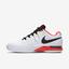 Nike Mens Zoom Vapor 9.5 Tour Clay Court Tennis Shoes - White/Crimson - thumbnail image 3