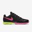 Nike Womens Zoom Vapor 9.5 Tennis Shoes - Black/Volt/Pink - thumbnail image 1
