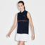 Lacoste Sport Womens Sleveless Polo - Navy - thumbnail image 2