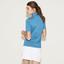 Lacoste Womens Striped Polo - Medway/White - thumbnail image 4