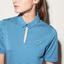 Lacoste Womens Striped Polo - Medway/White - thumbnail image 2