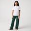 Lacoste Womens Soft Cotton Polo  - White - thumbnail image 3