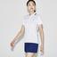 Lacoste Womens Mesh and Technical Pique Polo - White/Ocean - thumbnail image 2