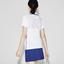 Lacoste Womens Mesh and Technical Pique Polo - White/Ocean - thumbnail image 3