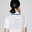 Lacoste Womens Mesh and Technical Pique Polo - White/Ocean - thumbnail image 4