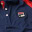 Fila Mens Heritage Polo - Navy/Red - thumbnail image 3