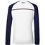 Fila Mens Heritage Long Sleeve Crew - White/Navy - thumbnail image 2