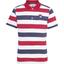 Fila Mens Heritage Stripe Polo - White/Blue/Red - thumbnail image 1