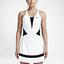Nike Womens Premier Maria Dress - White/Black - thumbnail image 4