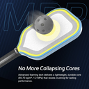 Luzz Pro 4 Blue Blaze Inferno Pickleball Paddle - thumbnail image 5