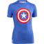 Under Armour Boys Captain America Fitted Top - Royal Blue/Red - thumbnail image 2