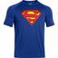 Under Armour Mens Superman Core Short Sleeve Tee - Blue/Red - thumbnail image 2