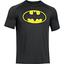 Under Armour Mens Batman Core Short Sleeve Tee - Black/Steel Gold - thumbnail image 2