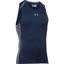 Under Armour Mens HeatGear Compression Tank Top - Navy - thumbnail image 2