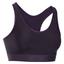 Under Armour Womens Armour Mid Printed Sports Bra - Purple - thumbnail image 1
