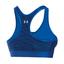 Under Armour Womens Armour Mid Printed Sports Bra - Blue - thumbnail image 2