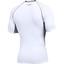 Under Armour Mens HeatGear Graphic Compression Top - White/Graphite - thumbnail image 2