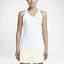 Nike Womens Pure Tennis Tank Top - White - thumbnail image 4