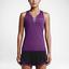 Nike Womens Pure Tennis Tank Top - Purple Dusk - thumbnail image 3