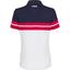 Fila Womens Heritage Polo - Blue/Red/White - thumbnail image 2