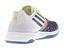 Adidas Womens Adizero Tempaia 3 Tennis Shoes - White/Dark Blue - thumbnail image 5