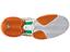 Adidas Womens Stella McCartney Barricade 8 Tennis Shoes - White/Orange - thumbnail image 3