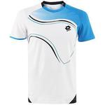 Lotto Mens T-Shirt LED - White/Blue-Moon - thumbnail image 1