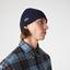 Lacoste Ribbed Wool Beanie - Navy Blue - thumbnail image 2