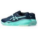 Asics Mens GEL-Resolution X Tennis Shoes - Night Sky/Illuminate Mint - thumbnail image 7