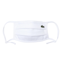 Lacoste Adjustable Face Protection Mask - White