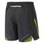Ronhill Mens Vizion Shorts - Black/Fluo Yellow - thumbnail image 2