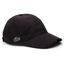 Lacoste Sport Cap in Solid Diamond Weave Taffeta - Black - thumbnail image 1