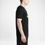 Nike Mens Run Dri-Blend Swoosh Running T-Shirt - Black/Volt - thumbnail image 4
