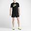 Nike Mens Run Dri-Blend Swoosh Running T-Shirt - Black/Volt - thumbnail image 7