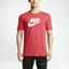 Nike Mens Run Dri-Blend Swoosh Running T-Shirt - Daring Red/White - thumbnail image 3