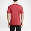 Nike Mens Run Dri-Blend Swoosh Running T-Shirt - Daring Red/White - thumbnail image 6