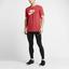 Nike Mens Run Dri-Blend Swoosh Running T-Shirt - Daring Red/White - thumbnail image 7