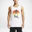 Nike Mens Endless Runner Tank Top - White - thumbnail image 3