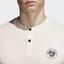 Adidas Mens Roland Garros Climachill Tennis Tee - Ecru Tint - thumbnail image 8