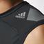 Adidas Mens Techfit Cool Sleeveless Tee - Black/Vista Grey  - thumbnail image 4