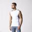 Adidas Mens Techfit Cool Sleeveless Tee - White/Vista Grey - thumbnail image 6