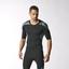 Adidas Mens Techfit Cool Short Sleeve Top - Black/Vista Grey - thumbnail image 6