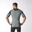Adidas Mens Techfit Cool Short Sleeve Top - Black/Vista Grey - thumbnail image 8